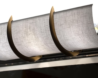 Discounted Light Shades: Cover Builder Grade Fixtures (Budget Friendly!)