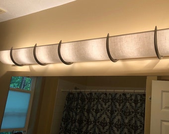 Hide Hollywood Lights In Minutes No Tools By Ezlightwraps On Ezlightwraps On, 8 Bulb Vanity Light Cover