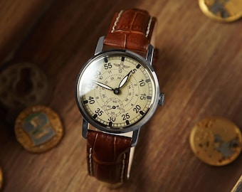3IM Men’s Pilot Aviation Watch – Personalized Gift for Him – Unique Wristwatch with Custom Engraving – Birthday & Anniversary Present