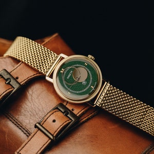 Sehr seltene Monduhren Raketa Kopernik. Armbanduhr COPERNICUS, Montre Vintage, sowjetische Uhr, einzigartige Geschenke, mechanische Herrenuhr. Bild 1