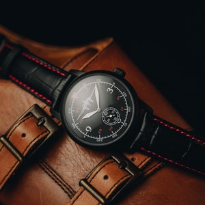 Einzigartige Vintage Herrenuhr Uhr - ZiM, Militär Uhr, Armbanduhr der Luftwaffe, Mechanische Uhr, Geschenk für Ihn, Herrenuhr der Fliegerei, Geschenk für Männer