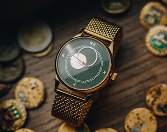 Rare Vintage Moon  watches Copernicus, Unique gift for men, Mens wrist watch, Engraved - Personalized Wristwatch