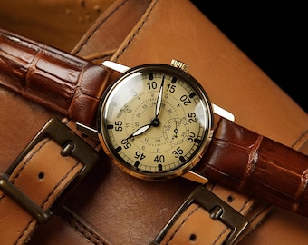 Rare Mens Vintage Watch ZIM (ЗИМ) "Aviation-Heritage" Personalized watch, Engraved  Gift for husband / Boyfriend