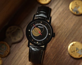 montres vintage - Raketa Kopernik (COPERNICUS), cadeau unique, montre homme lune, montre mécanique vintage, cadeau pour lui, montre cadeau