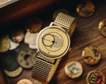 Unique Raketa Kopernik Rare Vintage watch (COPERNICUS), montre vintage, Antique watch, Unique gift, Moon watch, Mens watch, Mechanical watch
