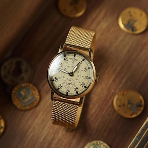 Rare Mens Vintage Watch ZIM (ЗИМ) "Aviation-Heritage" Personalized watch, Engraved Gift for husband / Boyfriend Bracelet