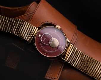 Raketa Kopernik "Red Ruby " Vintage watches (COPERNICUS), montre vintage, soviet watch, Moon watch, Mens wrist watch, Mechanical watch