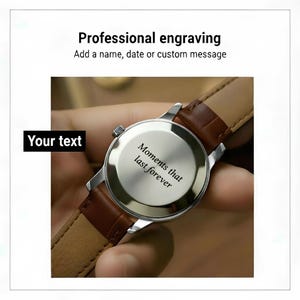 Excepcional reloj vintage ZIM para hombre, personalizado y grabado con la leyenda "Aviation - Heritage": un regalo único para hombres y su pareja. imagen 6