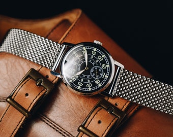 Aviation Vintage watches - ZiM, Mechanical watch, Vintage mens watch, Military watch, Unique Mens wrist watches, unique watch, Gift for man