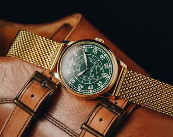 Mens Vintage watch Aviation -ZiM, Mechanical watches, unique mens watch, Unique gift, mens gift, Gift for him, Military watch, soviet watch