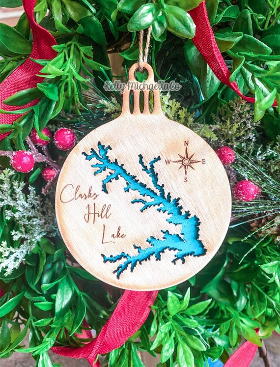 Christmas In Hartwell Ga 2022 Clarks Hill Lake Ornament Ga Sc Lincoln County Georgia | Etsy Uk