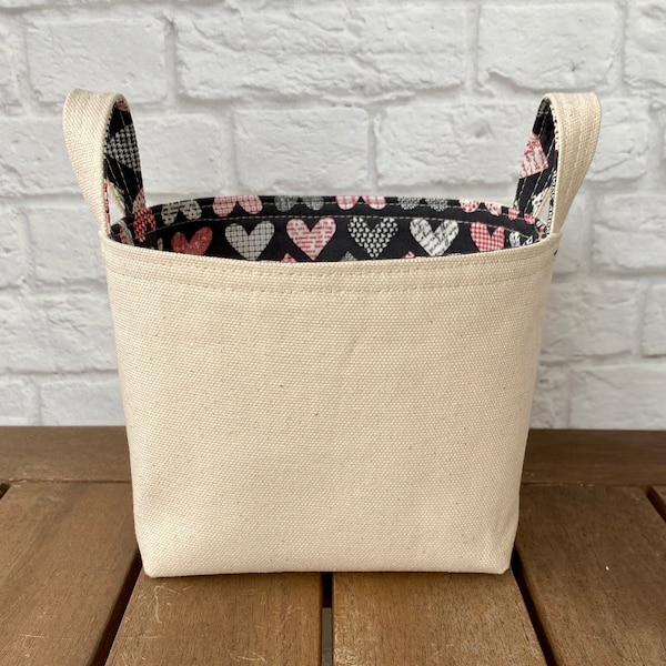 Canvas Storage Bin Etsy