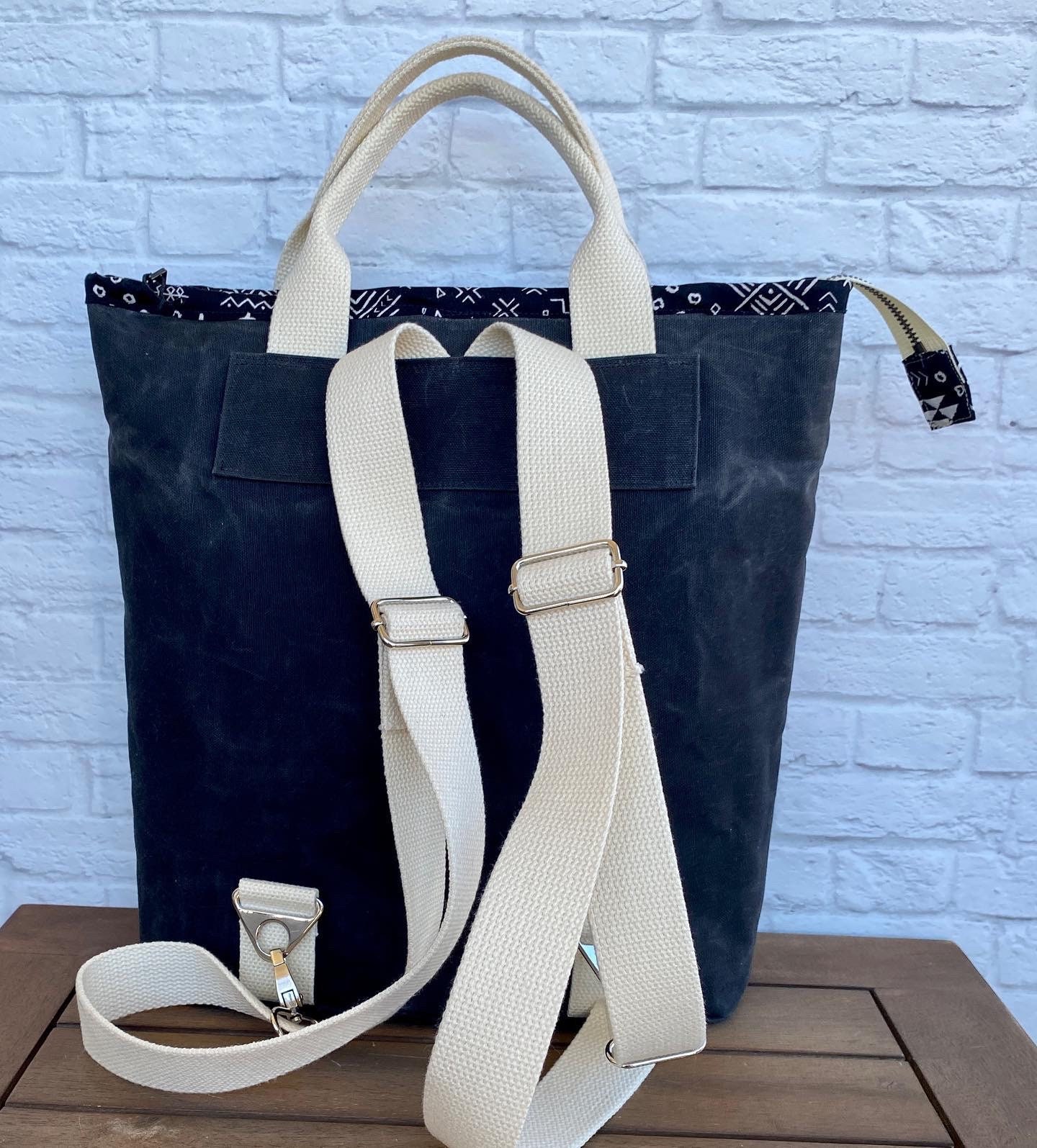 ☆Rest & Recreation☆ WASHED COTTON BACKPACK BLACK Backpacks | Meanwhile Back on the Farm