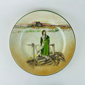 Sydney Carton Dickens Ware Plate - ROYAL DOULTON D3020 - Vintage Collectible - Sacrificial Hero - Tale of Two Cities - Novel Kitchen Décor