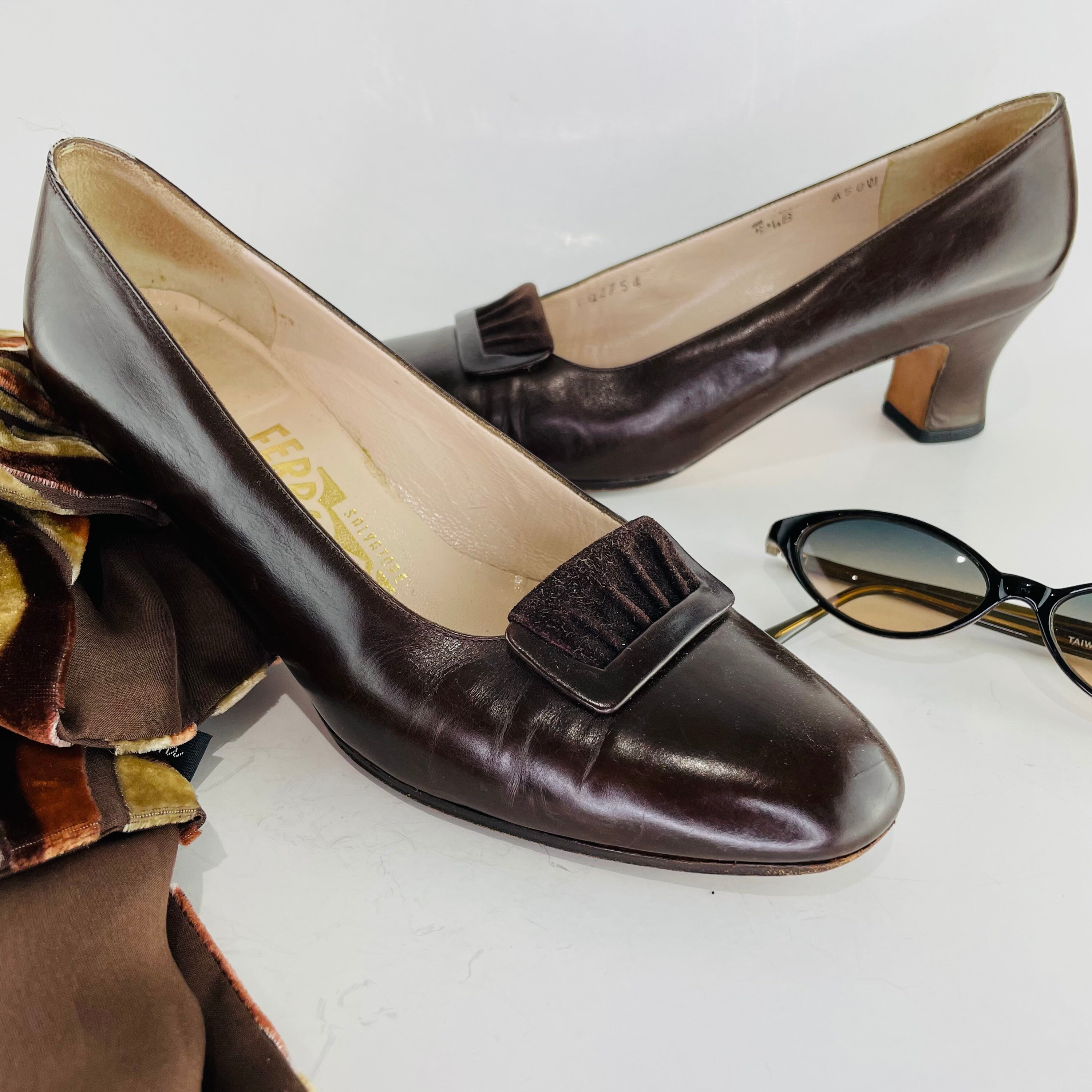 Vintage Salvatore Ferragamo Brown All 