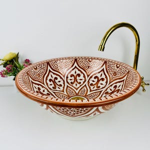 CUSTOME MADE SINK, Farmhouse Bathroom Sink, Handmade Basin Bowl, Unique Bathroom Sink, Countertop or Undermouted Wash hand basin.