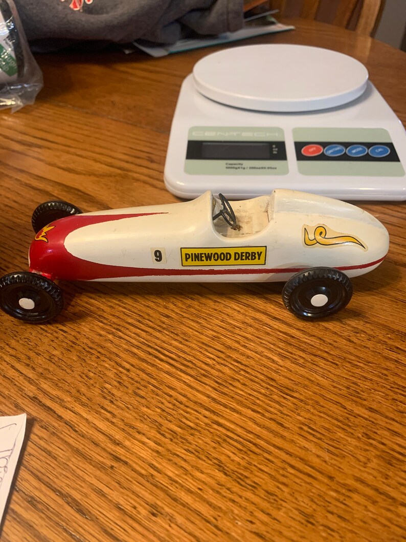 Vintage Pinewood Derby Car Etsy