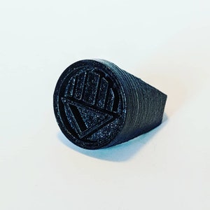 3D printed Black Lantern corps ring of death