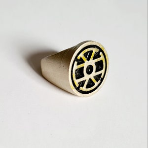 3D-geprinte gouden lantaarnring