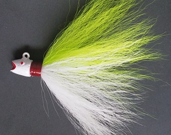 25 Char Striper Fluke Bass Ultra Minnow Economy Bucktail Jigs Head Teaser Lure 25 Char Striper Fluke Bass Ultra Minnow Economy Bucktail Jigs Head Teaser Lure