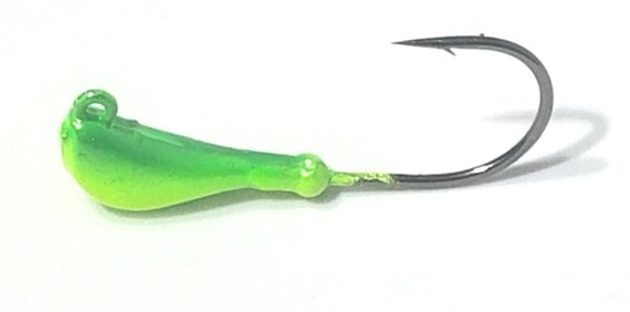 10 Char/green HTLURECO Custom Blackfish Taug Jig Heads Choose Size