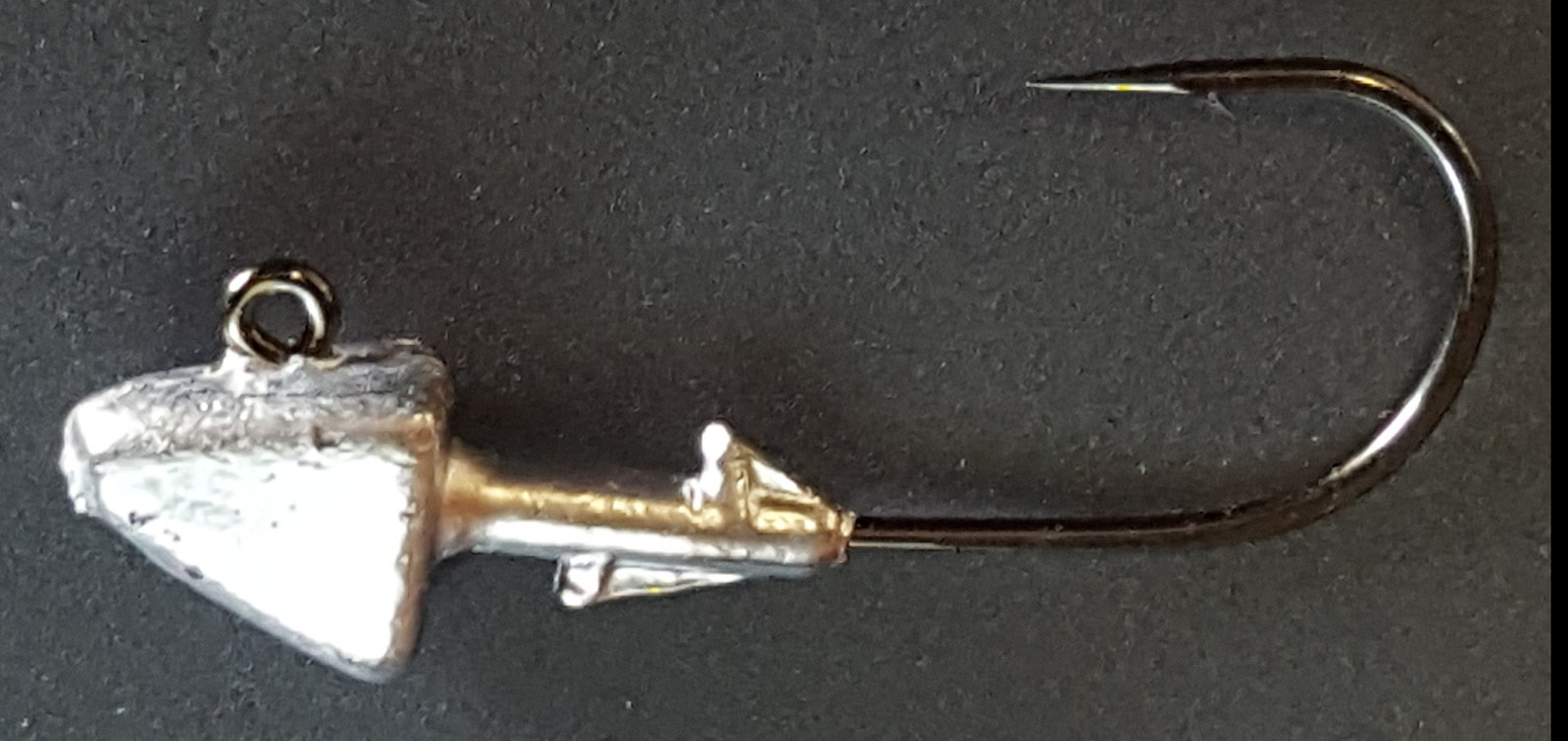 10 HTLURECO Unpainted Shad Jig Heads Striped Bass Fluke Etsy