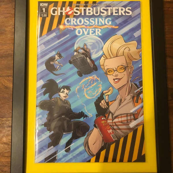 Ghostbusters Crossing Over #1 (Variante Cover) Gerahmter Comic (IDW Comics)