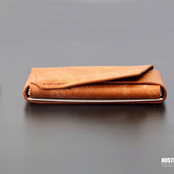 Slim Leather Wallet - Etsy