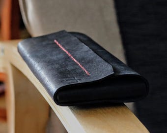 Etui pour portable en cuir pour Galaxy Z Fold 7 avec portefeuille - Fabriqué à la main dans l&#39;UE | Étui en cuir italien végétal pour Galaxy S25 Ultra Plus