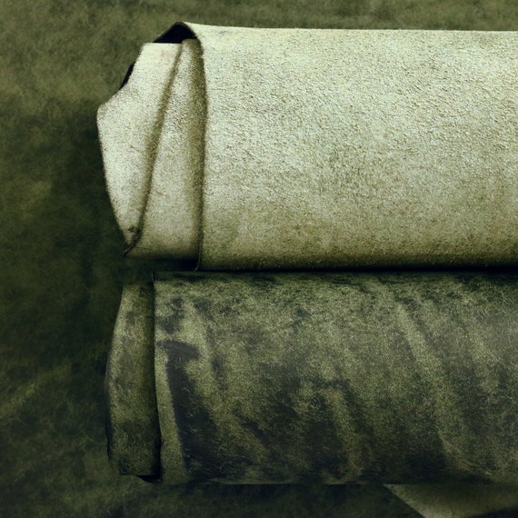 Vegetable Tanned Italian Leather Pieces: Full Grain Cowhide for Crafts