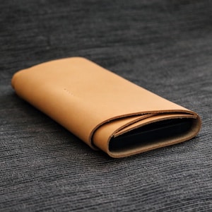 Custodia in pelle estetica per Z Fold 6 con S Pen - Realizzata a mano nell'UE / Custodia tascabile Fold 5 e S Sen Fold Edition