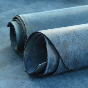 Full grain vegetable tanned Italian leather sheets for sale