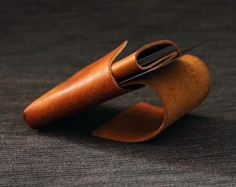Minimal origami stitchless wallet | Handmade men's leather wallet