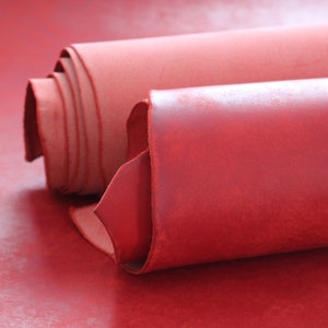 Vegetable tanned leather sheets | Margot leather panels | Vegetable tanned leather pieces | Cowhide offcuts mixed colors | Leather cuttings