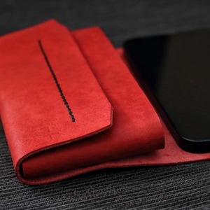 Étui portefeuille en cuir pour téléphone portable de luxe pour le Pixel 9 Pro Fold - Fabriqué à la main dans l'UE | Étui portefeuille gravé pour le Pixel 8 Pro