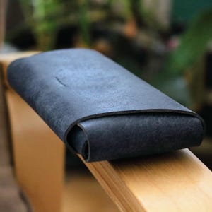 Custodia in pelle per telefono Fold 6 + S Pen Fold Edition - Fatta a mano nell'UE / Custodia protettiva per telefono Fold 5 e S Pen con tasca per penna