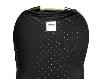 Dark Glamour - Cubierta de uso múltiple, cubierta de enfermería, cubierta de carseat, cubierta del carro de la compra