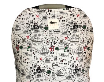 Treasure Isand - Funda de uso múltiple, funda de enfermería, funda para asiento de coche, funda para carrito de la compra