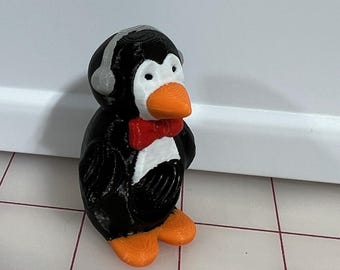 Pooping penguin Toothpaste Topper (Color) (fits most toothpaste tubes)