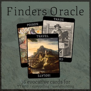 Finder Orakel - unbegrenztes Kartensystem für TTRPG, Storytelling und World Building [DIGITAL]