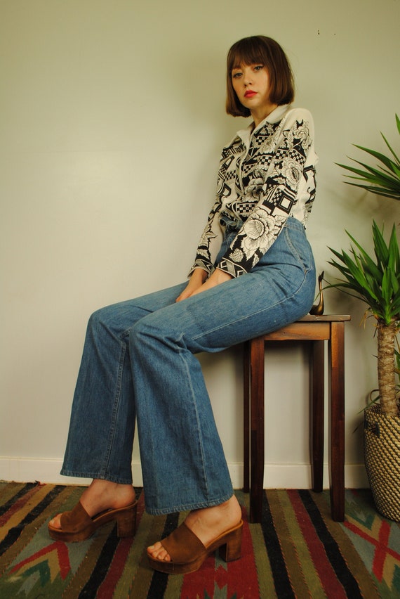 Vintage Bell Bottoms, Levi's, Fresh Produce, Blue