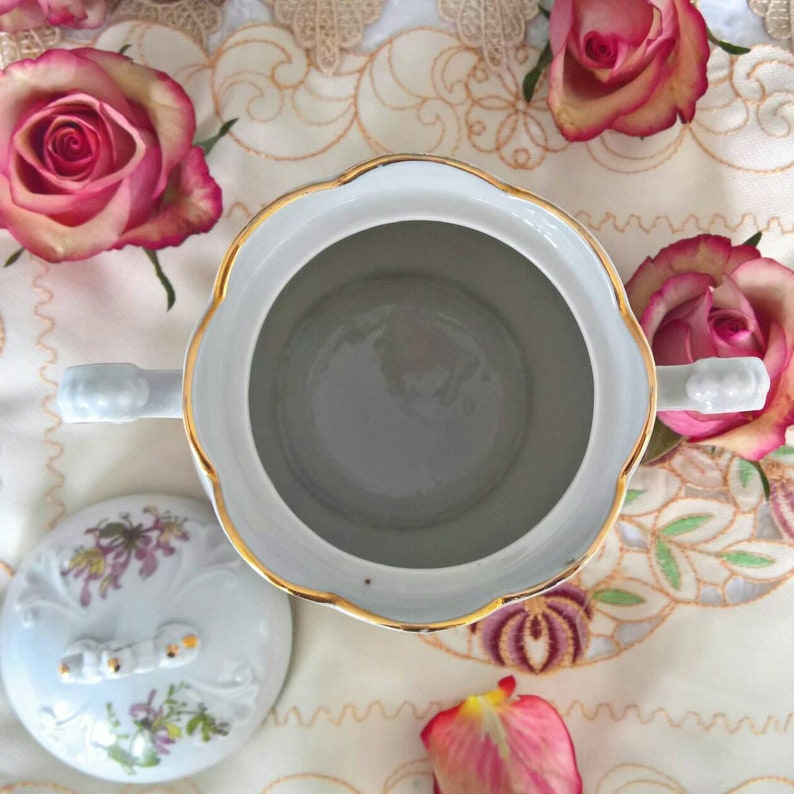 Beautiful Vintage French Porcelain Jar