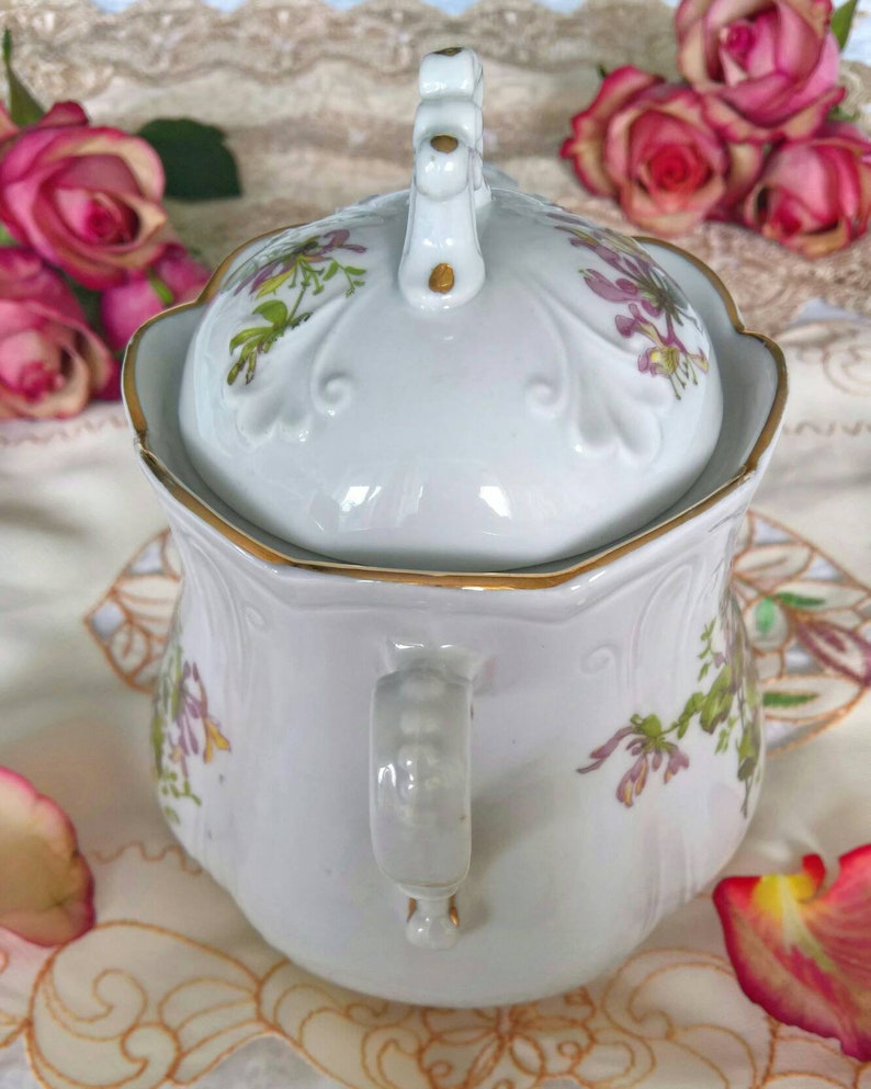 Beautiful Vintage French Porcelain Jar