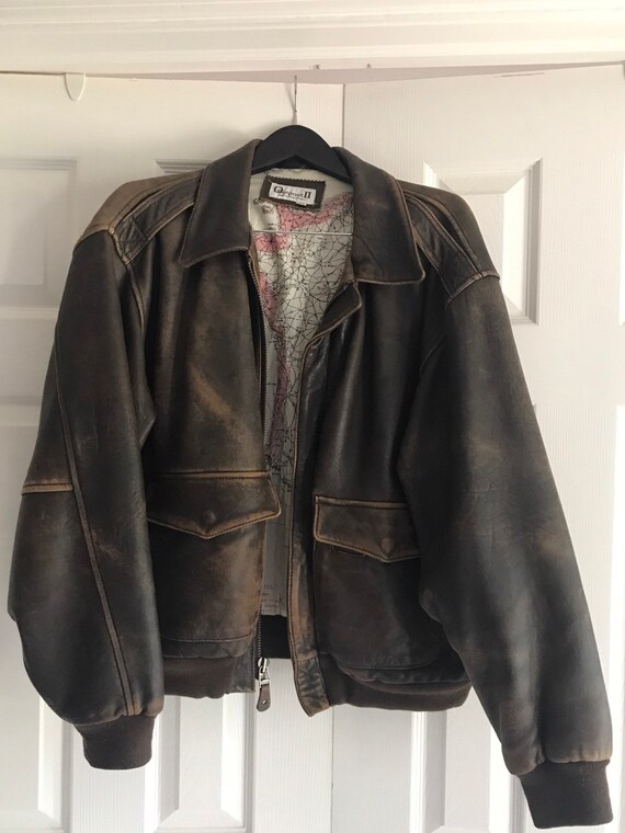 Outpost II Genuine Leather Flight Jacket