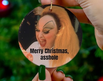 Divine Christmas ornament Kitch Iconic John Waters star, Drag Queen Xmas