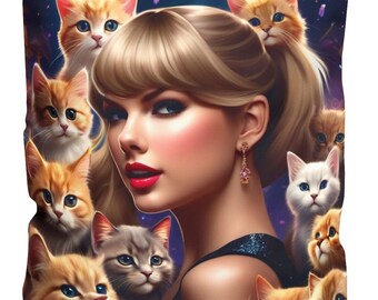 Bolso Tote inspirado en Taylor Swift con gatos, perfecto para Swifties de todas las edades y todas las ocasiones con lindos estampados de patas de gatito