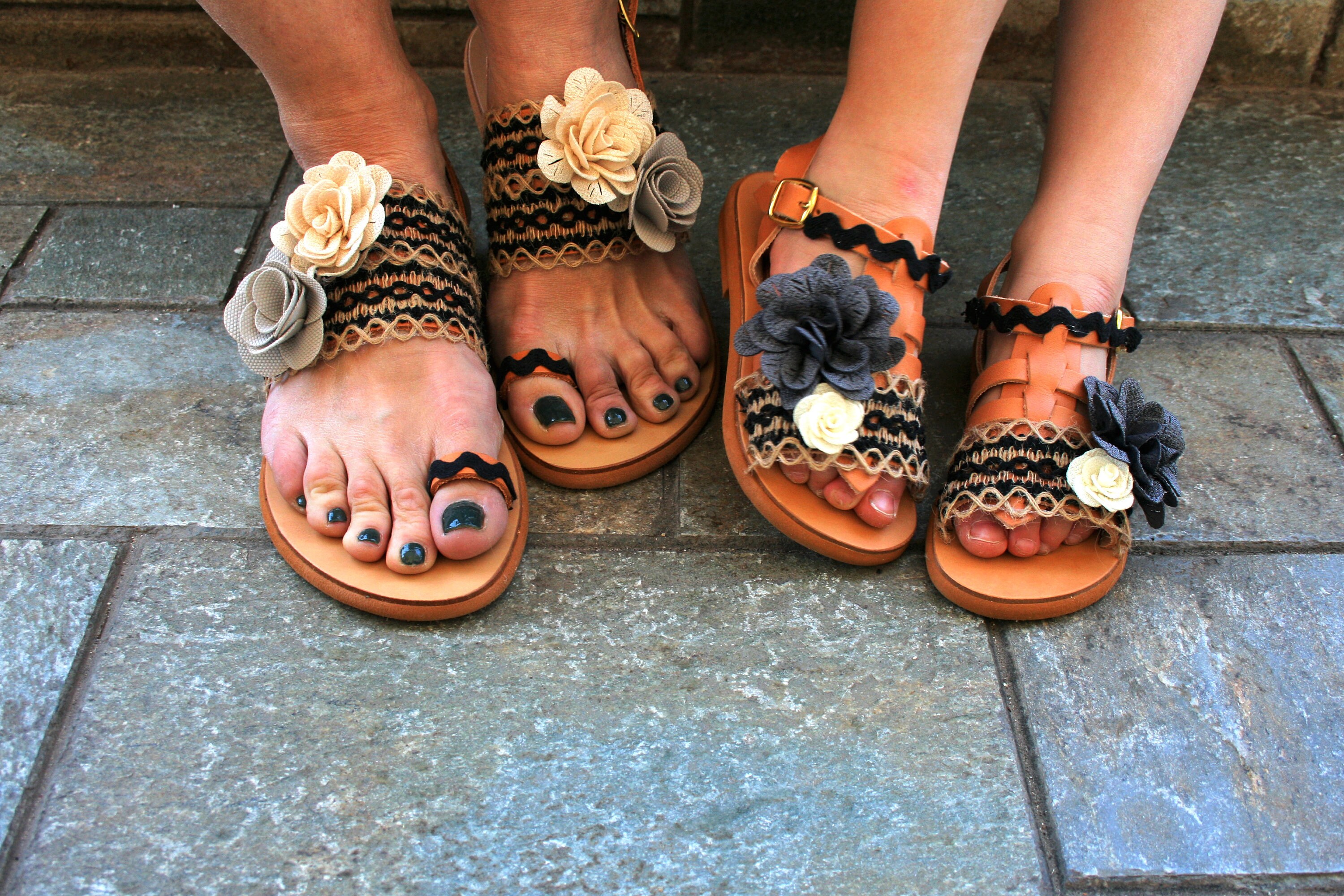 mommy and daughter matching sandals