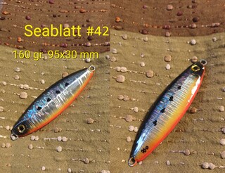 Esca Da Pesca Jigging Verticale Get Hooked Tackle Big Daisy: Metallo Piombo 300g, 5.5-6.5in, Fluorescente