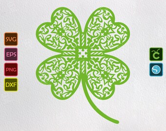 Download Clover Mandala Svg Etsy