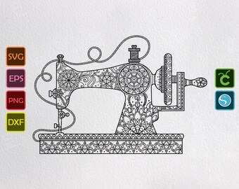 Sewing Machine Svg Etsy